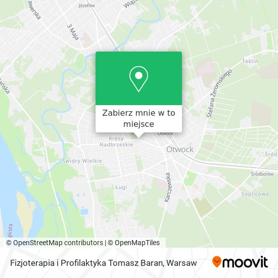 Mapa Fizjoterapia i Profilaktyka Tomasz Baran