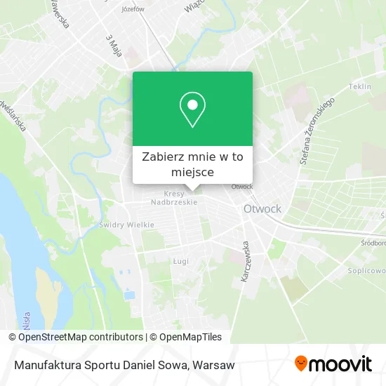 Mapa Manufaktura Sportu Daniel Sowa