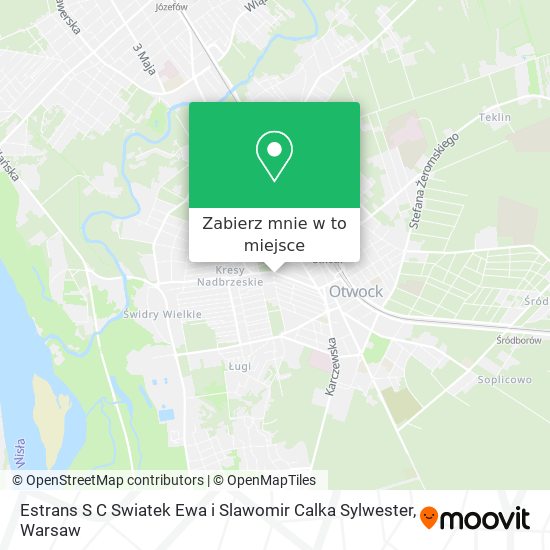 Mapa Estrans S C Swiatek Ewa i Slawomir Calka Sylwester