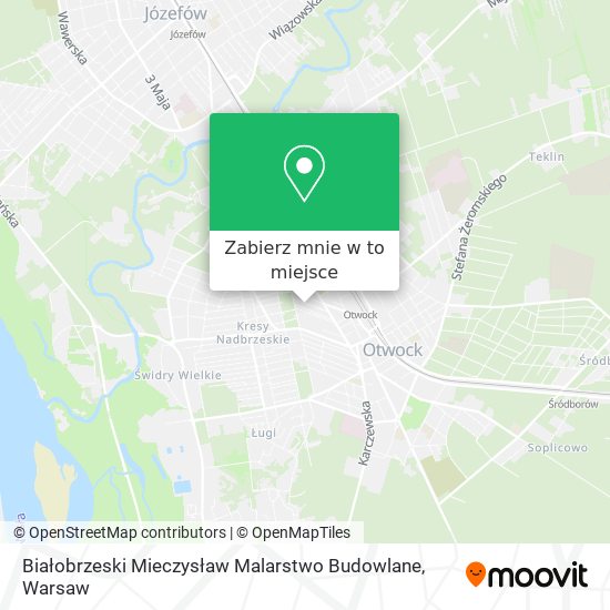 Mapa Białobrzeski Mieczysław Malarstwo Budowlane