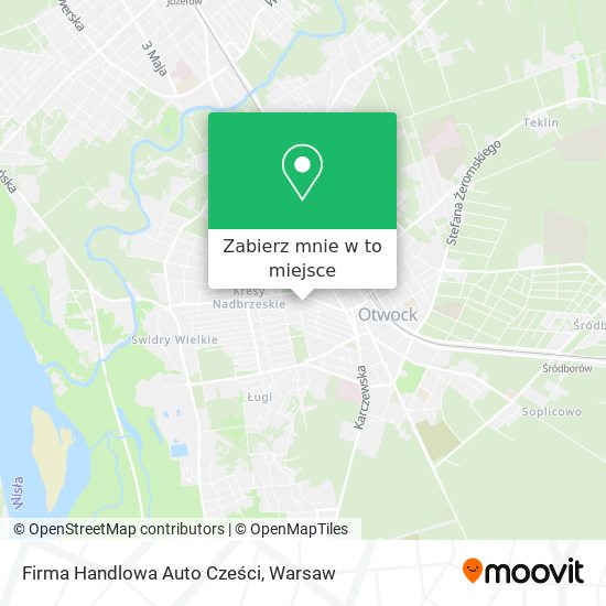 Mapa Firma Handlowa Auto Cześci