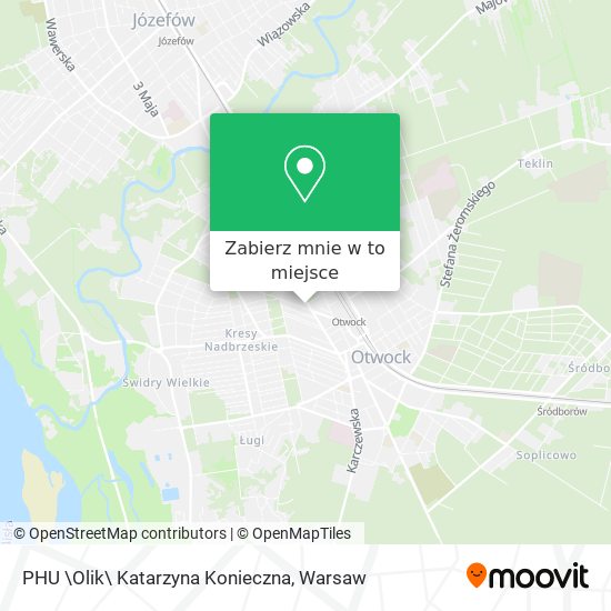 Mapa PHU \Olik\ Katarzyna Konieczna