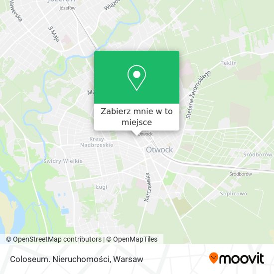 Mapa Coloseum. Nieruchomości