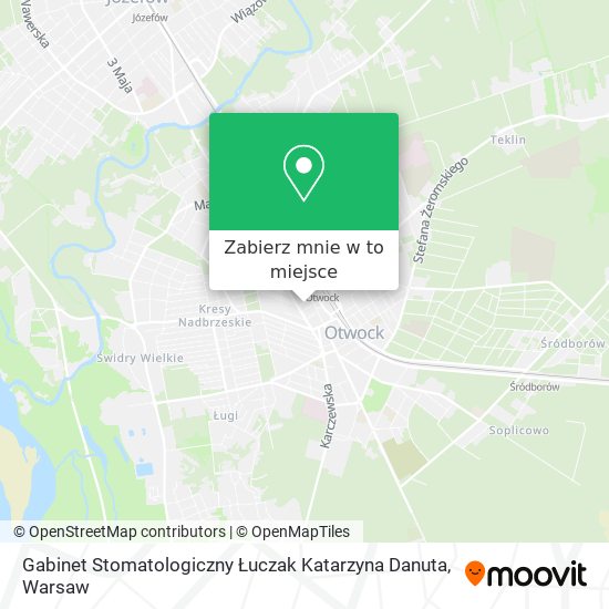 Mapa Gabinet Stomatologiczny Łuczak Katarzyna Danuta