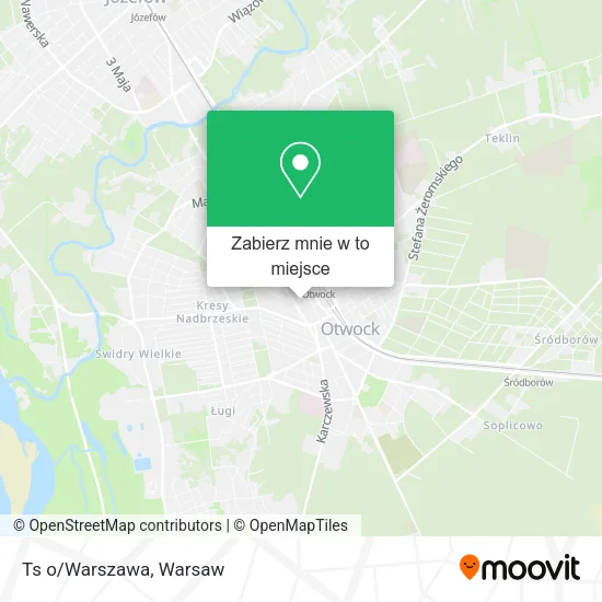 Mapa Ts o/Warszawa