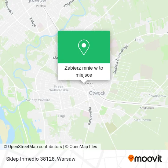 Mapa Sklep Inmedio 38128