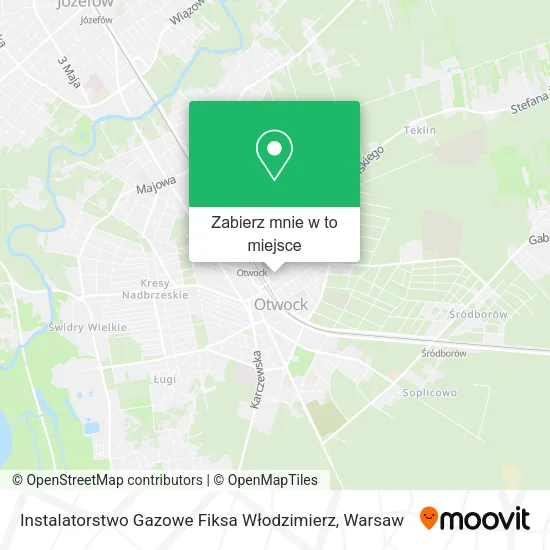 Mapa Instalatorstwo Gazowe Fiksa Włodzimierz