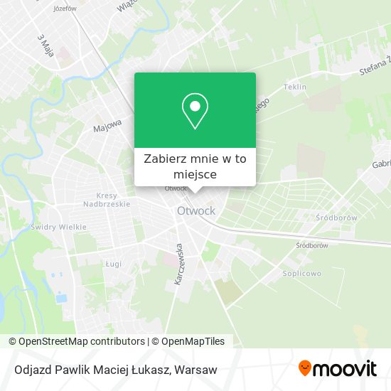 Mapa Odjazd Pawlik Maciej Łukasz