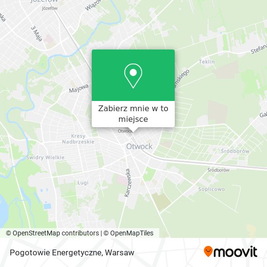 Mapa Pogotowie Energetyczne