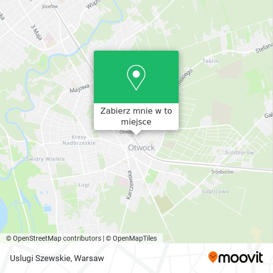 Mapa Uslugi Szewskie