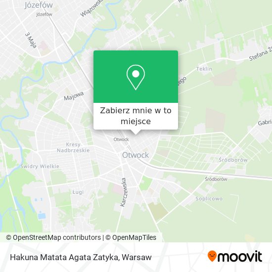 Mapa Hakuna Matata Agata Zatyka