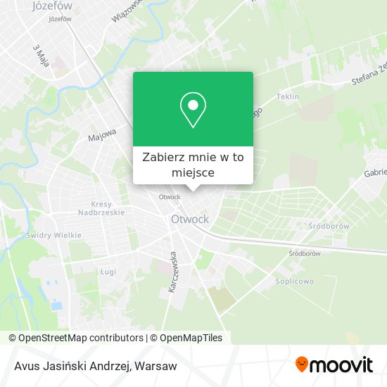 Mapa Avus Jasiński Andrzej