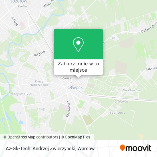 Mapa Az-Gk-Tech. Andrzej Zwierzyński