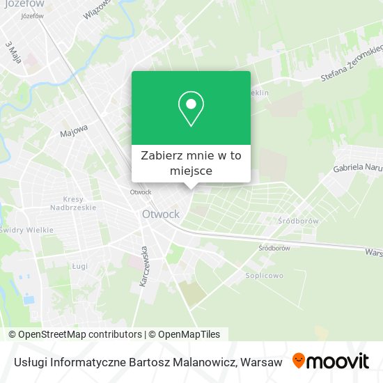 Mapa Usługi Informatyczne Bartosz Malanowicz