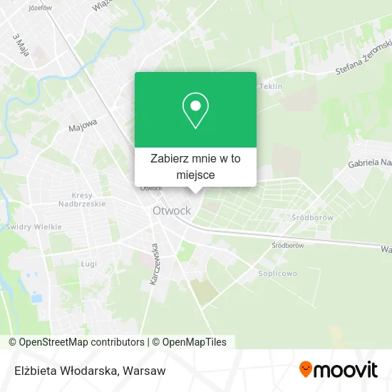 Mapa Elżbieta Włodarska
