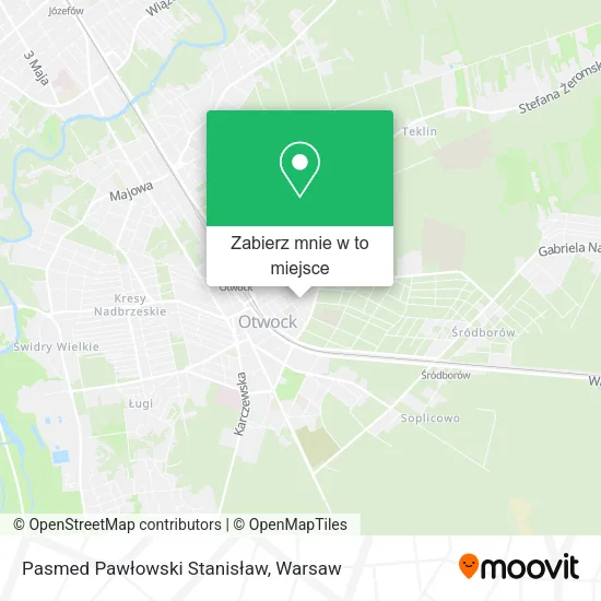 Mapa Pasmed Pawłowski Stanisław