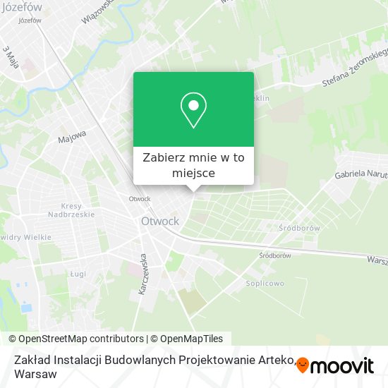 Mapa Zakład Instalacji Budowlanych Projektowanie Arteko