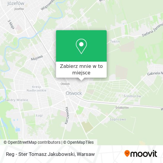 Mapa Reg - Ster Tomasz Jakubowski