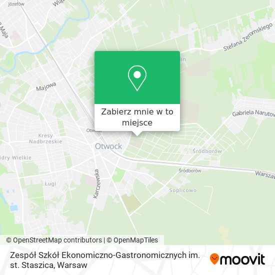 Mapa Zespół Szkół Ekonomiczno-Gastronomicznych im. st. Staszica