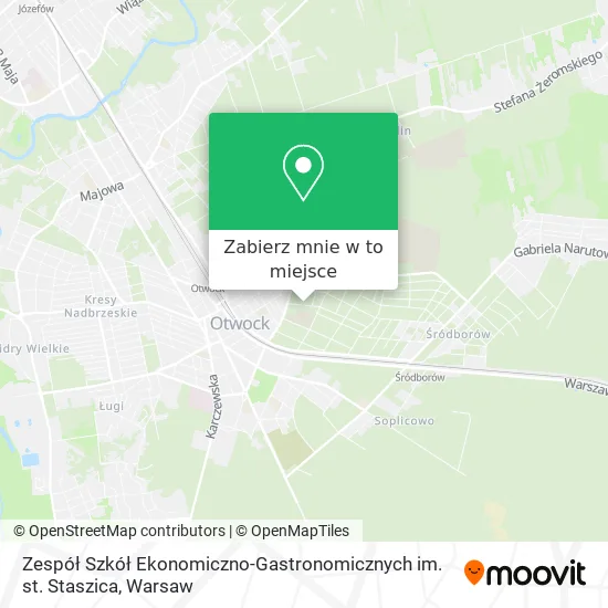 Mapa Zespół Szkół Ekonomiczno-Gastronomicznych im. st. Staszica