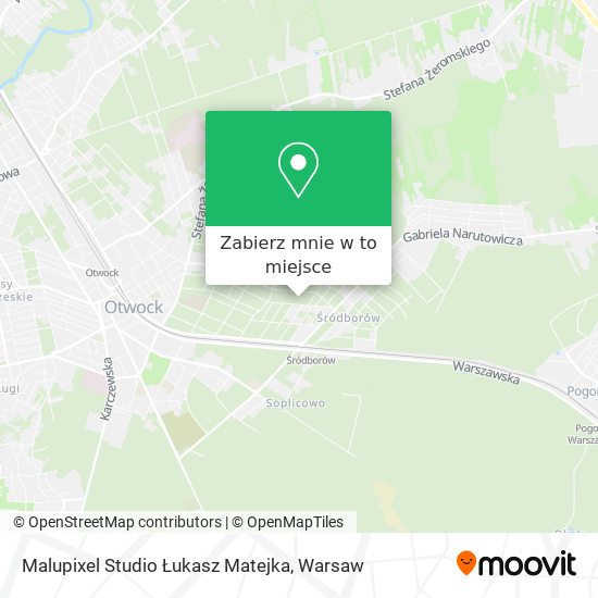 Mapa Malupixel Studio Łukasz Matejka