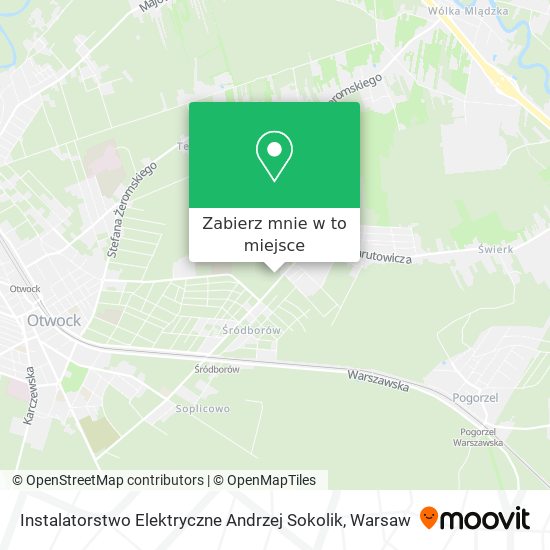 Mapa Instalatorstwo Elektryczne Andrzej Sokolik