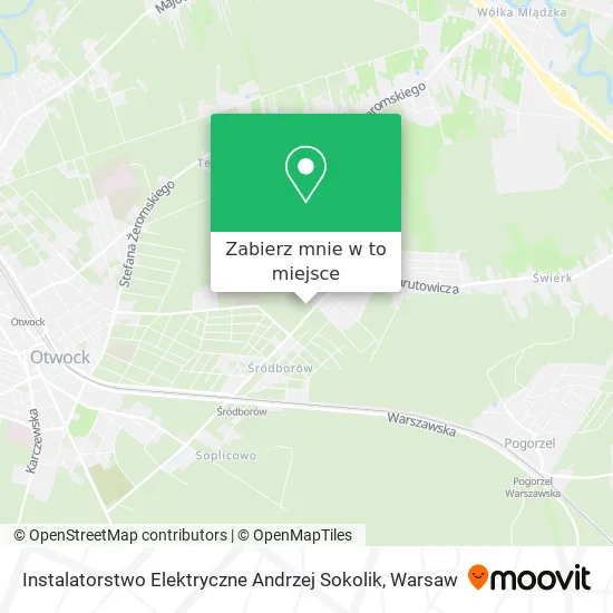 Mapa Instalatorstwo Elektryczne Andrzej Sokolik