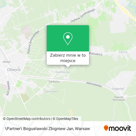 Mapa \Partner\ Bogusławski Zbigniew Jan