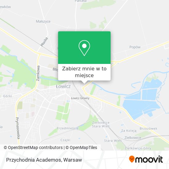 Mapa Przychodnia Academos