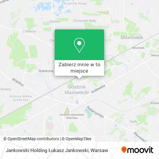 Mapa Jankowski Holding Łukasz Jankowski