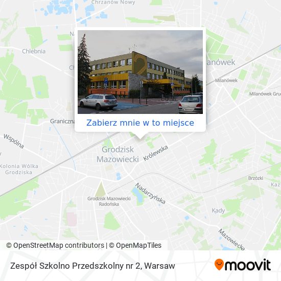 Mapa Zespół Szkolno Przedszkolny nr 2