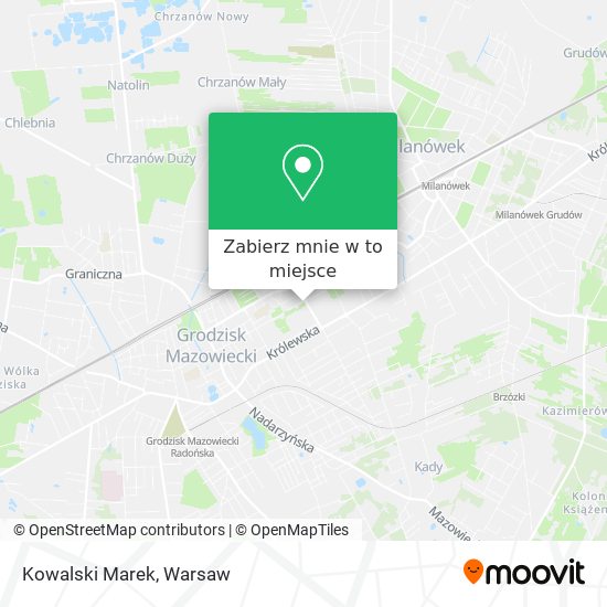 Mapa Kowalski Marek