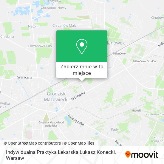 Mapa Indywidualna Praktyka Lekarska Łukasz Konecki