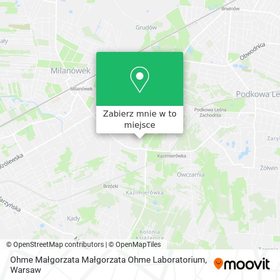 Mapa Ohme Małgorzata Małgorzata Ohme Laboratorium