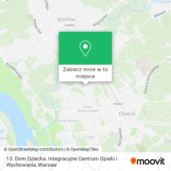 Mapa 13. Dom Dziecka. Integracyjne Centrum Opieki i Wychowania