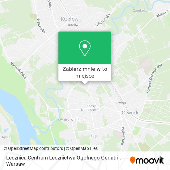 Mapa Lecznica Centrum Lecznictwa Ogółnego Geriatrii