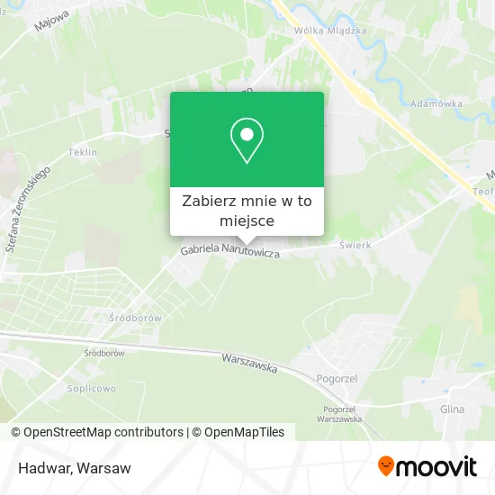 Mapa Hadwar