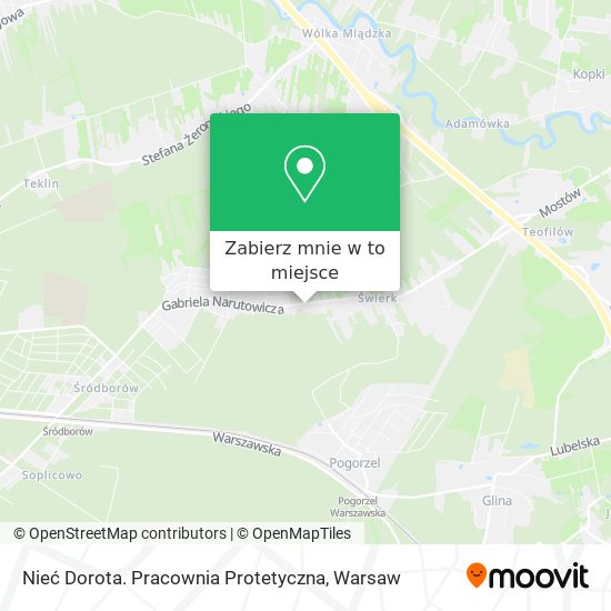 Mapa Nieć Dorota. Pracownia Protetyczna