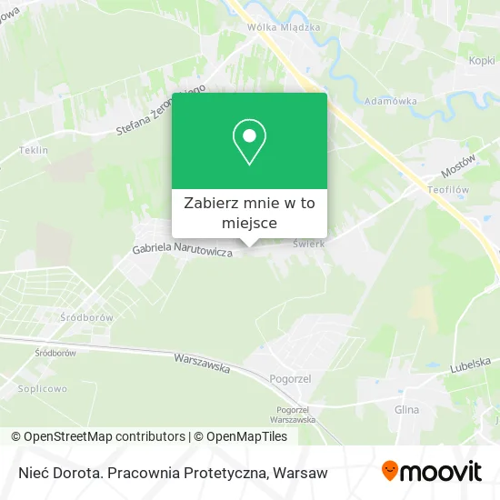 Mapa Nieć Dorota. Pracownia Protetyczna