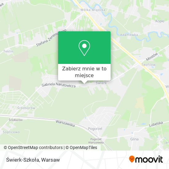 Mapa Świerk-Szkoła