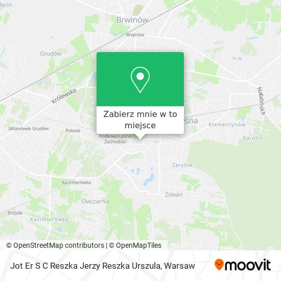 Mapa Jot Er S C Reszka Jerzy Reszka Urszula