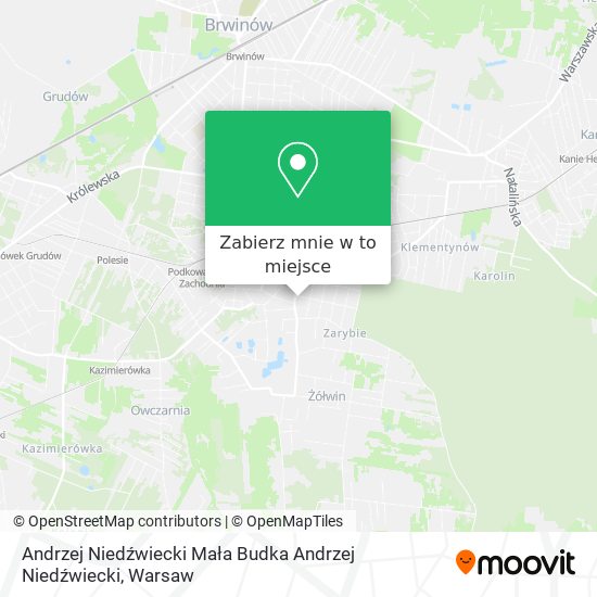 Mapa Andrzej Niedźwiecki Mała Budka Andrzej Niedźwiecki