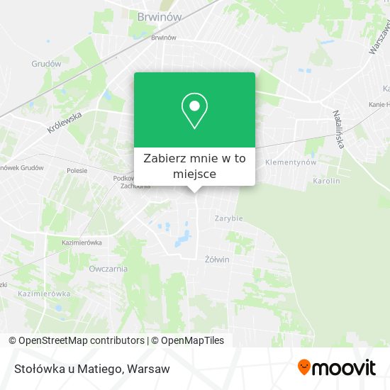 Mapa Stołówka u Matiego