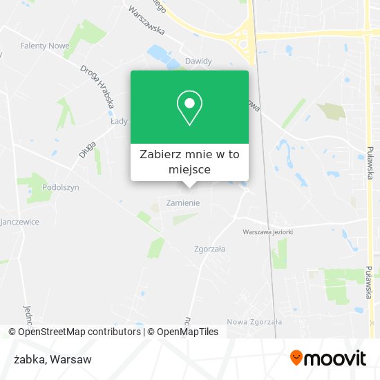 Mapa żabka