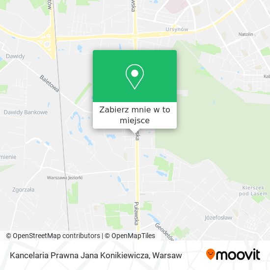 Mapa Kancelaria Prawna Jana Konikiewicza