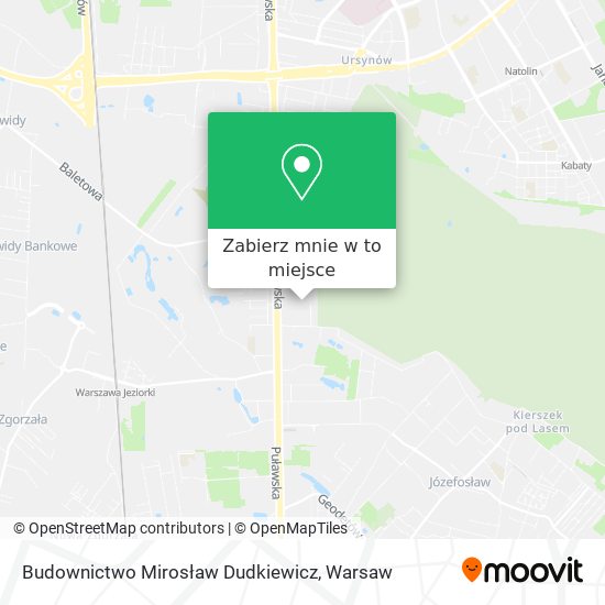 Mapa Budownictwo Mirosław Dudkiewicz