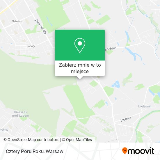 Mapa Cztery Poru Roku