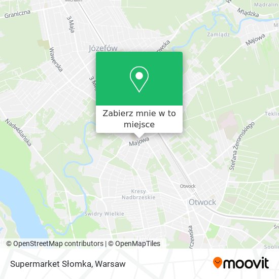 Mapa Supermarket Słomka