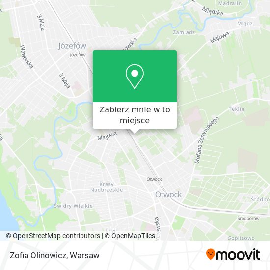 Mapa Zofia Olinowicz