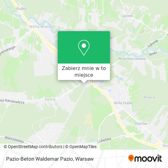 Mapa Pazio-Beton Waldemar Pazio